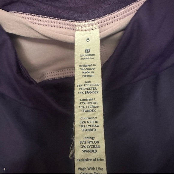 Lululemon Run A Marathon Skirt Concord Grape / Rose Quartz - Picture 3 of 12